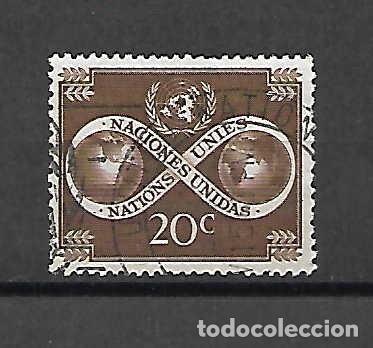 Selos: ONU.New York. sellos a&ntilde;os 1951