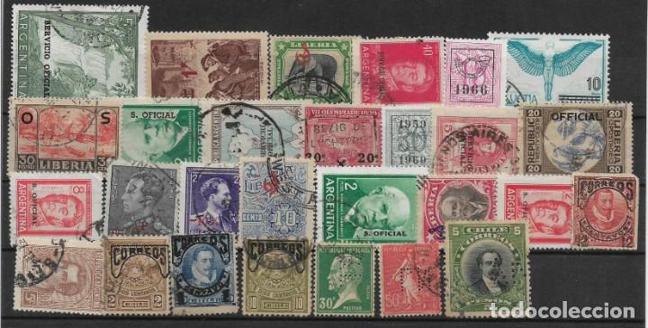 Stamps: LOTE- 28 SELLOS VARIOS LA MAYORIA CON SOBRECARGA,- VER FOTOS