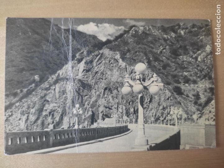 Stamps: SIERRA CORDOBA ARGENTINA PUENTE SAN ROQUE ED SUDAMERICANA CIRCULADA SIN SELLO MUY SOBADA