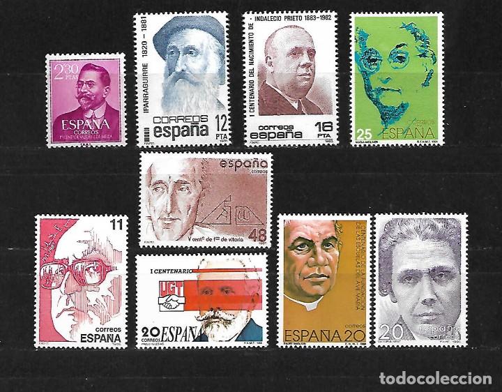 Sellos: personajes y celebridades espa&ntilde;olas. a&ntilde;os 1961/91 - Foto 1