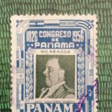 Sellos: PANAMÁ 1956. YVERT PA157. CONGRESO PANAMERICANO EN PANAMÁ - PERSONAJES