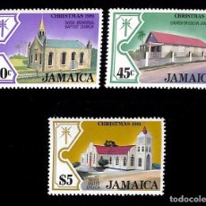 Sellos: JAMAICA, 1981 YVERT Nº 532 / 534 /**/, SIN FIJASELLOS. Lote 354695788