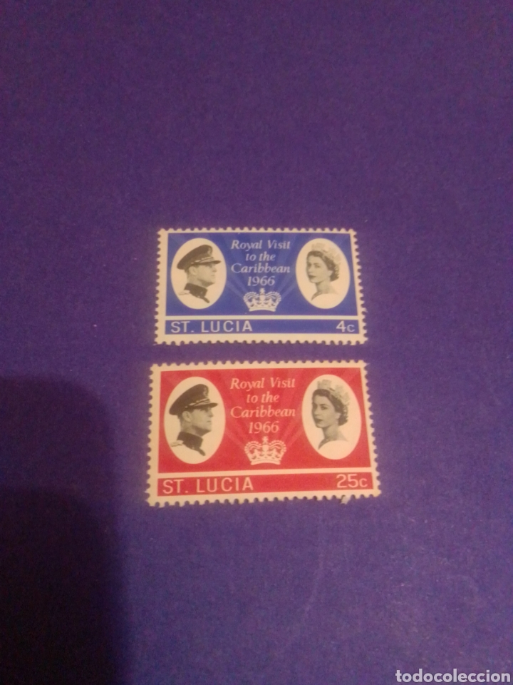 Selos: Santa Luc&iacute;a Visita Real 1966