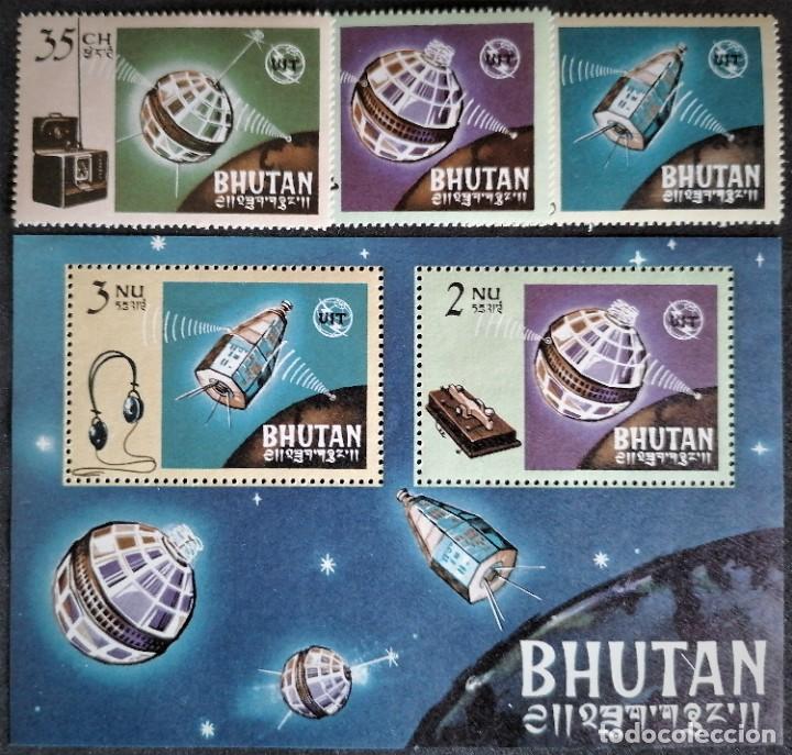 Sellos: BUT&Aacute;N 1966 COMUNICACIONES - Foto 1