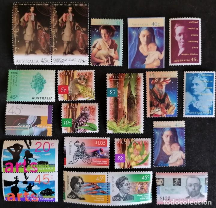 Sellos: AUSTRALIA 1996 - A&Ntilde;O COMPLETO - Foto 2