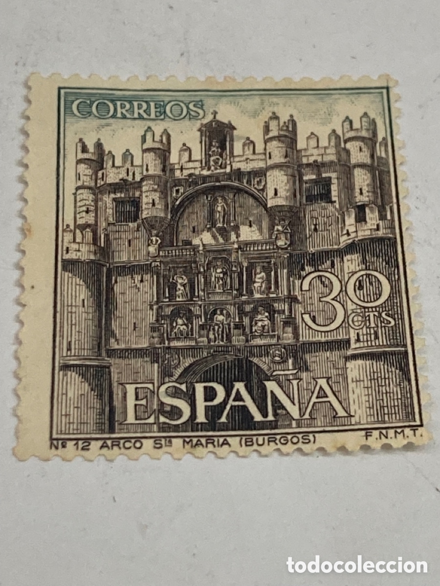 Sellos: Sello de 30Cts Burgos - Foto 1