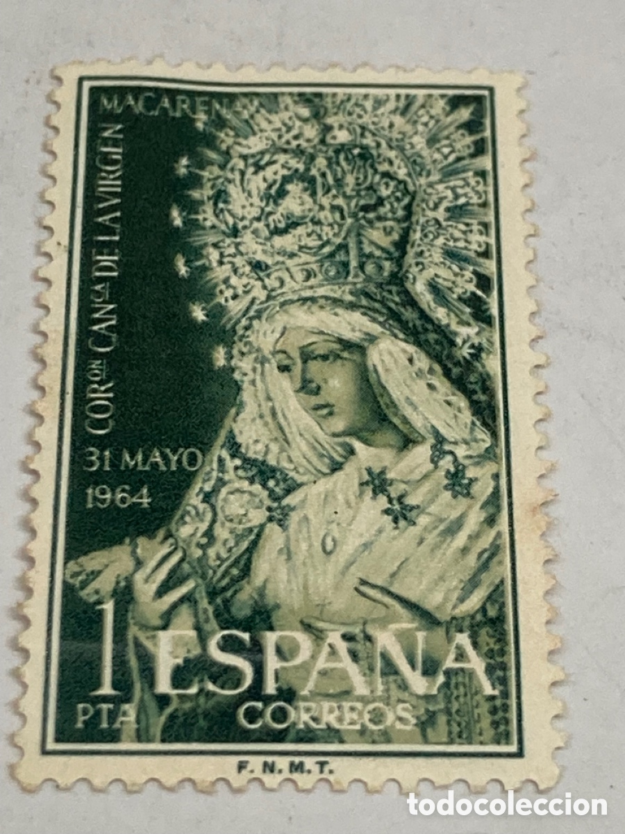 Sellos: Sello de 1 pesetas 1964 - Foto 1