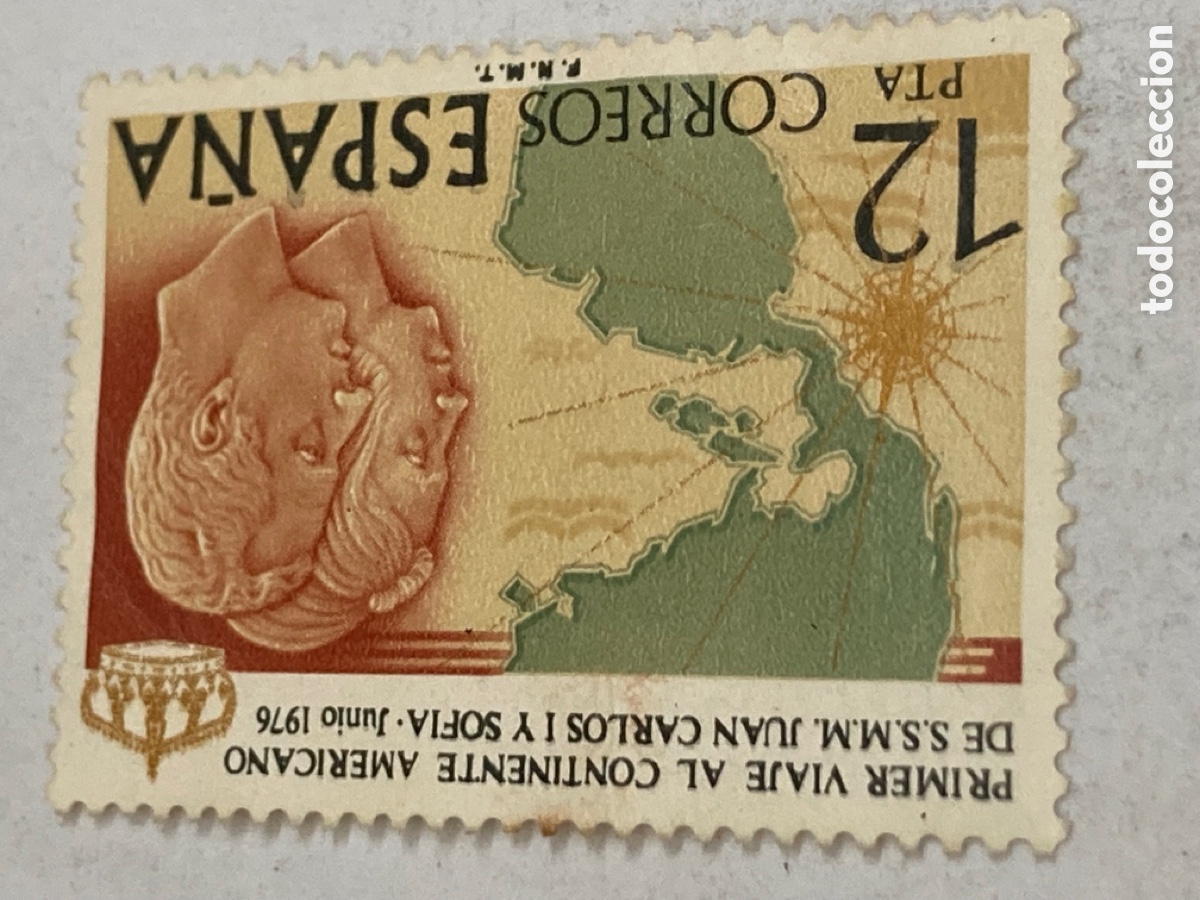 Sellos: Sello 12 pesetas 1976 - Foto 1