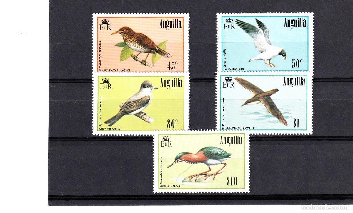 Sellos: Anguila. Conjunto de series y Hojas Bloque tem&aacute;ticas - Foto 3