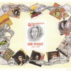 Sellos: HB 301 - JAMAICA 1981 - YVERT HB 18 ** NUEVO SIN FIJASELLOS- BOB MARLEY. MÚSICA
