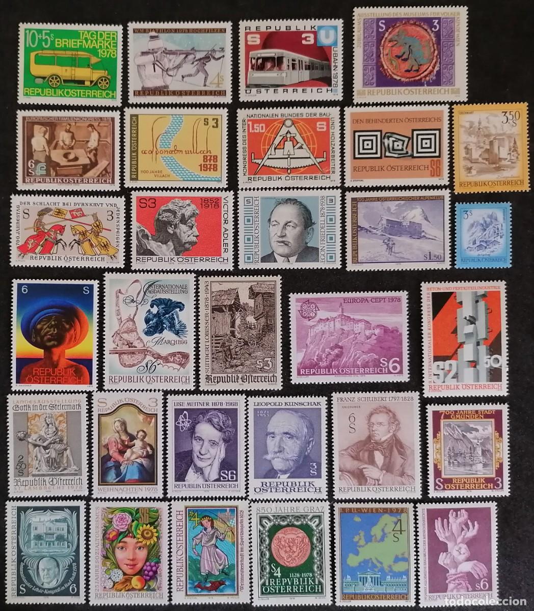 Sellos: SUIZA 1978 A&Ntilde;O COMPLETO - Foto 1