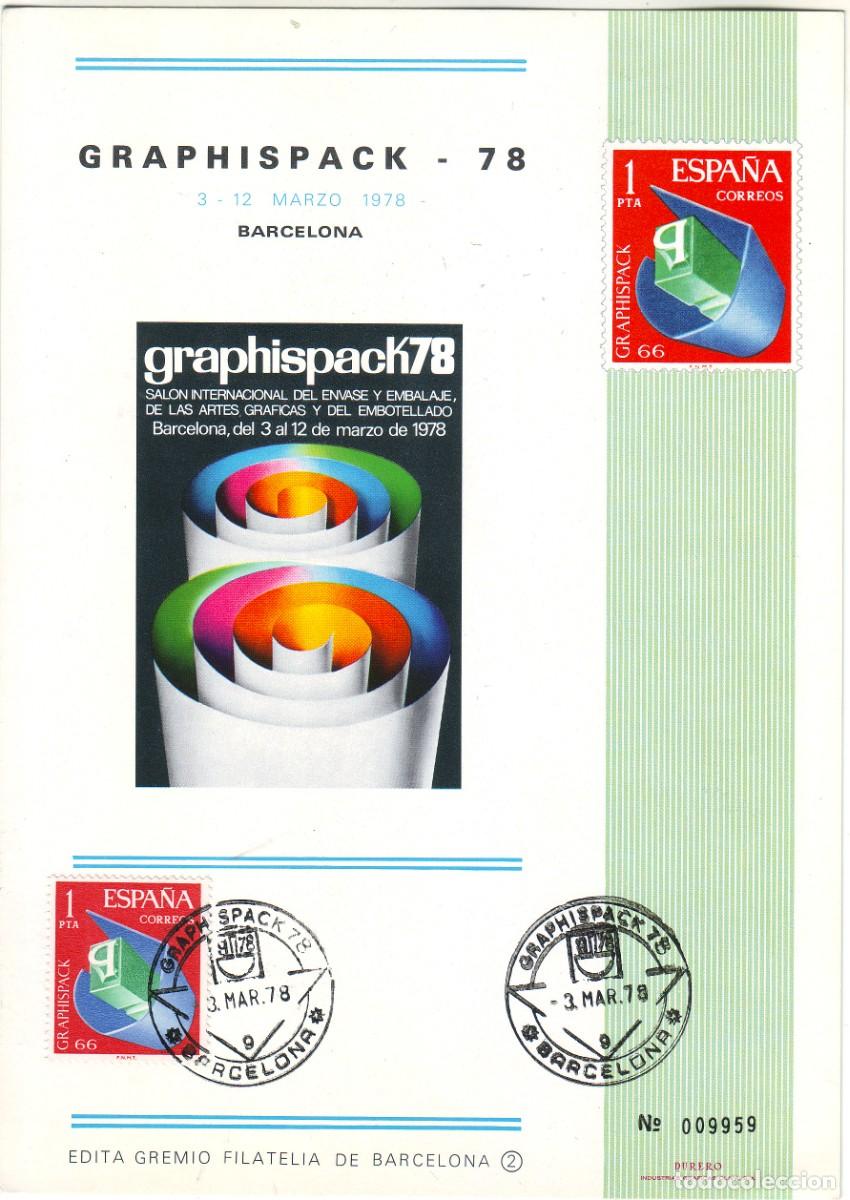 Sellos: TARJETA GRAPHISPACK - 78 - Foto 1