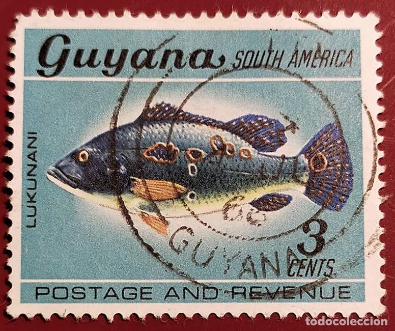 Sellos: Sello Guyana 1969 &rsaquo; 3c Lukunani - Foto 1