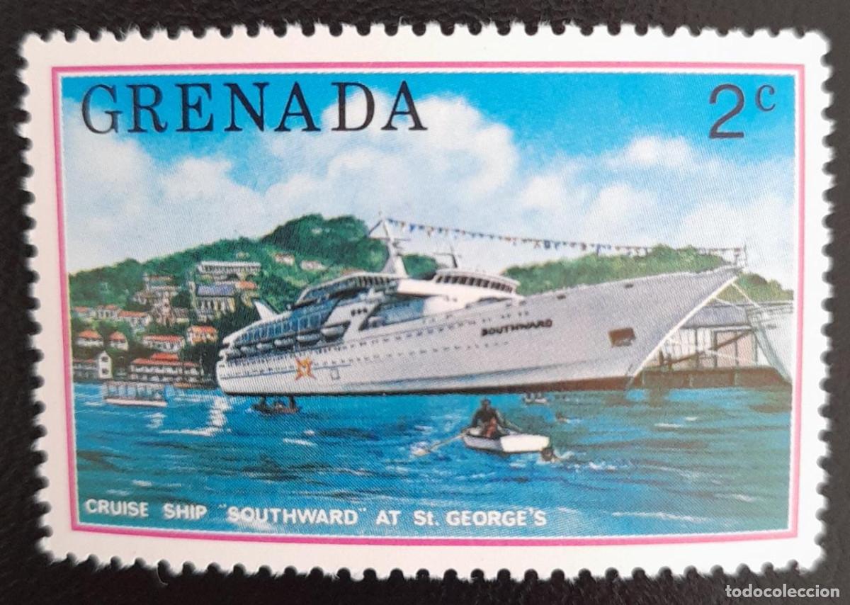 Sellos: SO) GRENADA, BOTE, BARCO, 2C, MNH - Foto 1