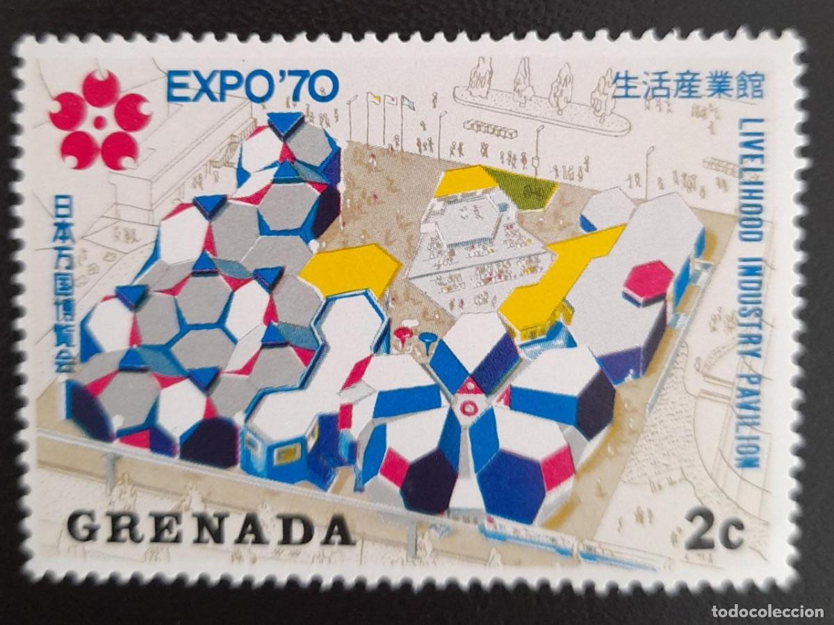 Sellos: SO) GRANADA 2C, INDUSTRIA, LIVELIHOOD INDUSTRY PAVILION, MNH - Foto 1