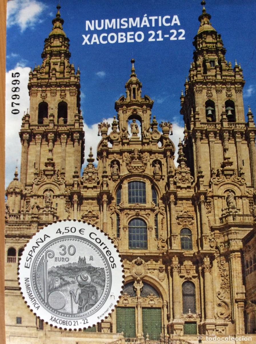 Sellos: NUMISMATICA. ESPA&Ntilde;A A&Ntilde;O 2022 . XACOBE0 2021-22 - Foto 1