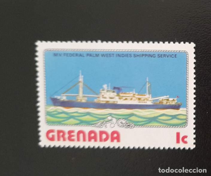 Sellos: SO) GRENADA, BOAT, 1C, MNH - Foto 1