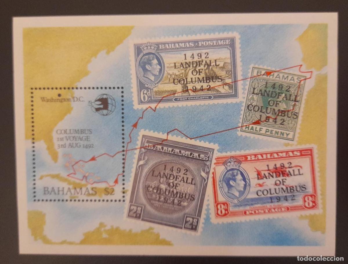 Sellos: SO) BAHAMAS, MAP, KING GEORGE, MNH - Foto 1
