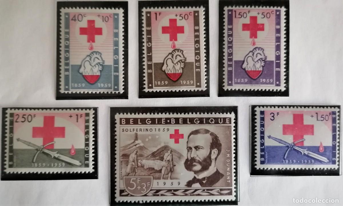 Sellos: BELGICA 1959 CINCO SERIES - Foto 2