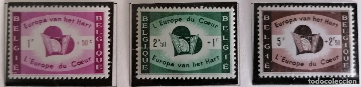 Sellos: BELGICA 1959 CINCO SERIES - Foto 3
