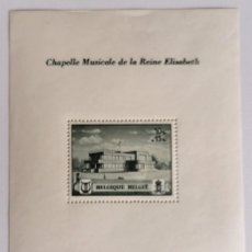 Sellos: BELGICA 1941 - CHAPELLE MUSICALE .