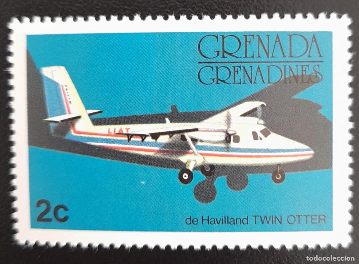 Sellos: SO) GRENADA, PLANE, MNH - Foto 1