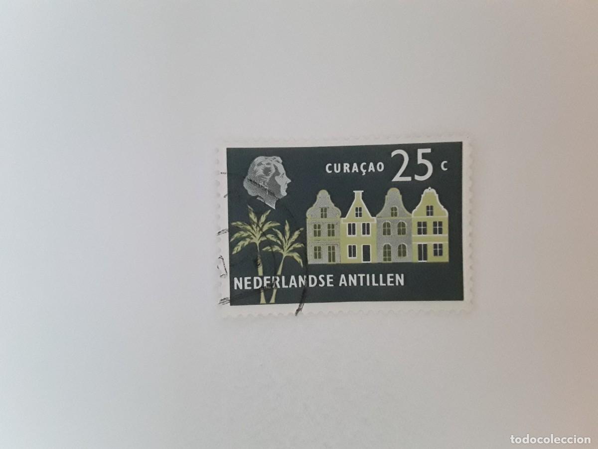 Sellos: ANTILLASHOLANDESAS SELLO USADO - Foto 1
