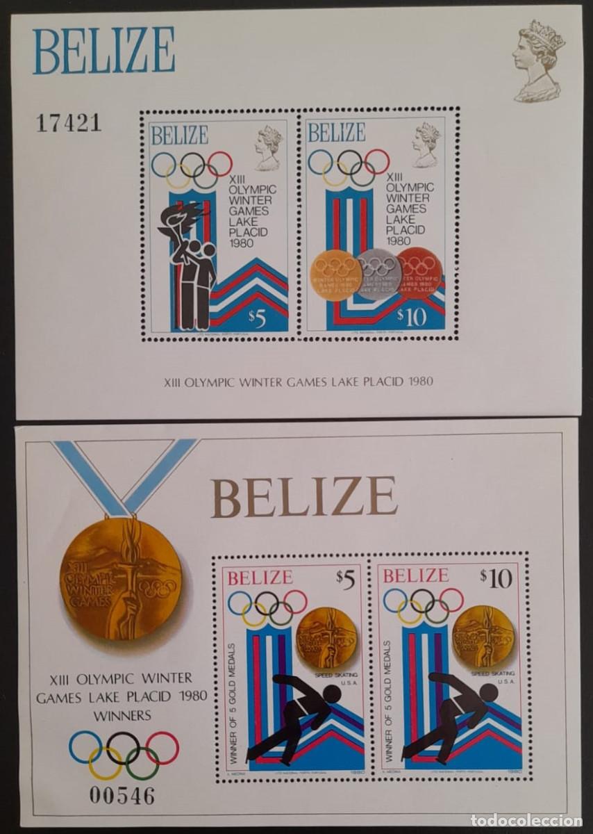 Sellos: SO) 1989 BELIZE, OLYMPIC GAMES MNH - Foto 1