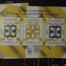 Sellos: HOJA BLOQUES DE JAMAICA SERIE EUROPA 2005 . PDC 10 EUROS. Lote 380282414