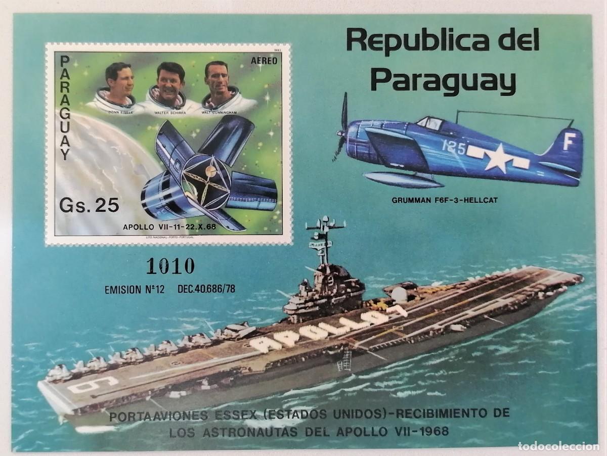 Sellos: PARAGUAY 1983 - HB APOLLO VII - Foto 1