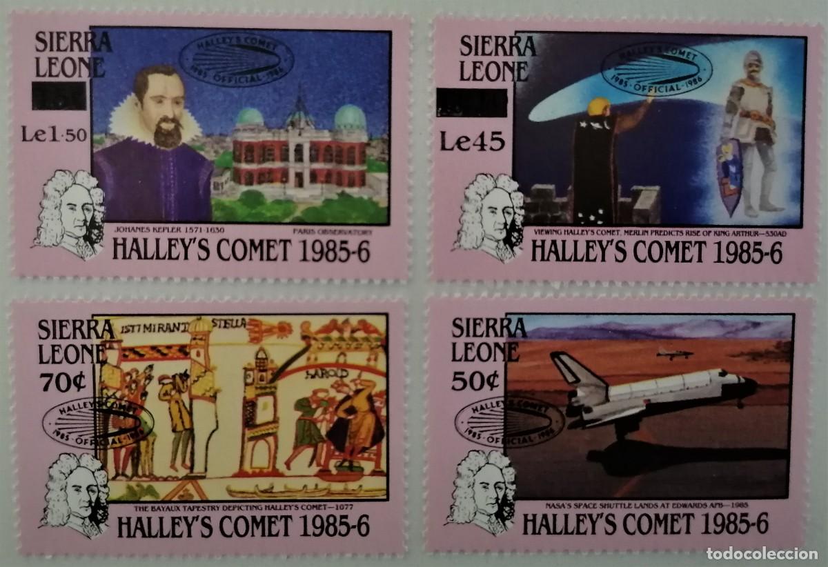 Sellos: SIERRA LEONA 1986 - COMETA HALLEY . - Foto 1