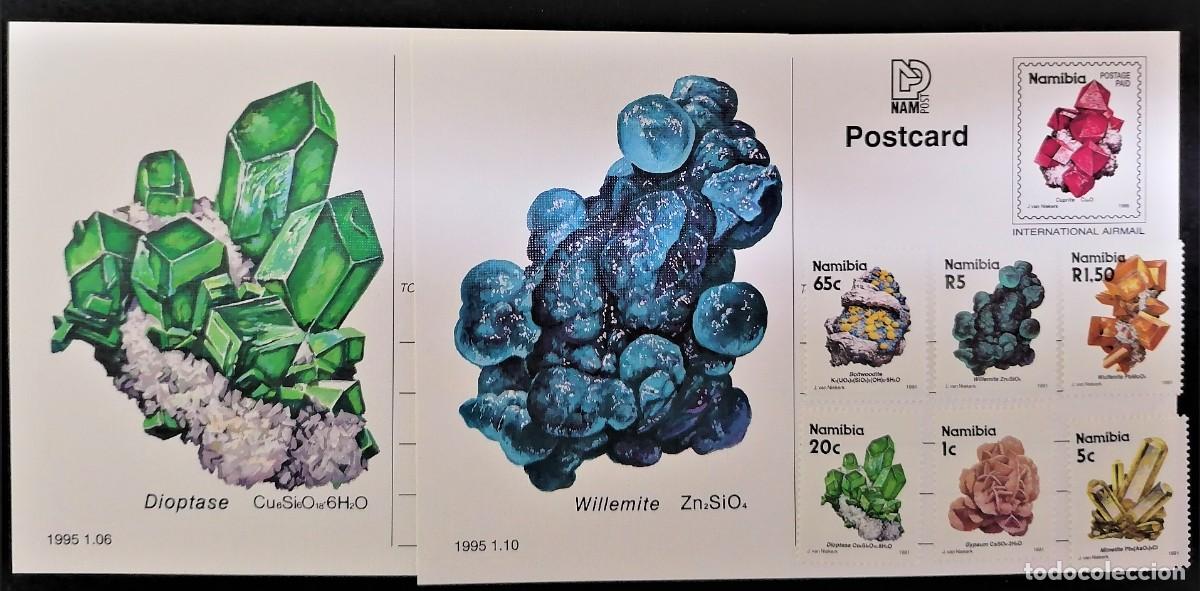 Sellos: NAMIBIA 1991 - MINERALES - Foto 1