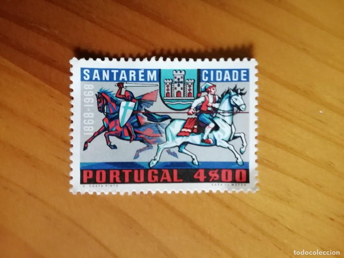 Timbres: PORTUGAL - VALOR FACIAL 4$00 - SANTAREM CIDADE