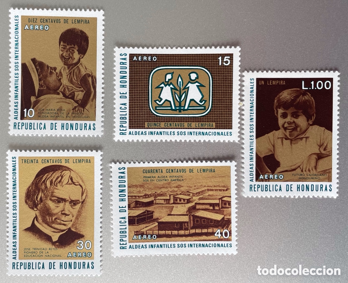 Sellos: Honduras. Aldeas Infantiles. 1972 - Foto 1