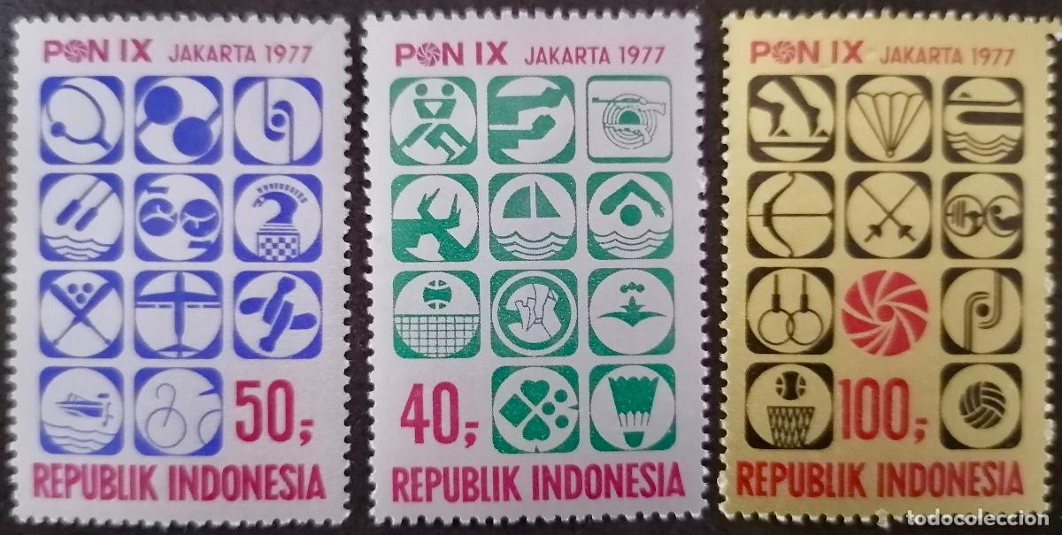 Sellos: INDONESIA 1977 - SERIES - Foto 3
