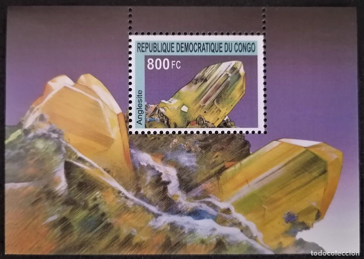 Sellos: CONGO 2002 - HB ANGLESITA / MINERALES = - Foto 1