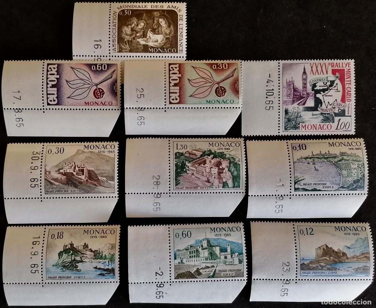 Sellos: MONACO 1965 / 66 - VARIAS SERIES - Foto 1