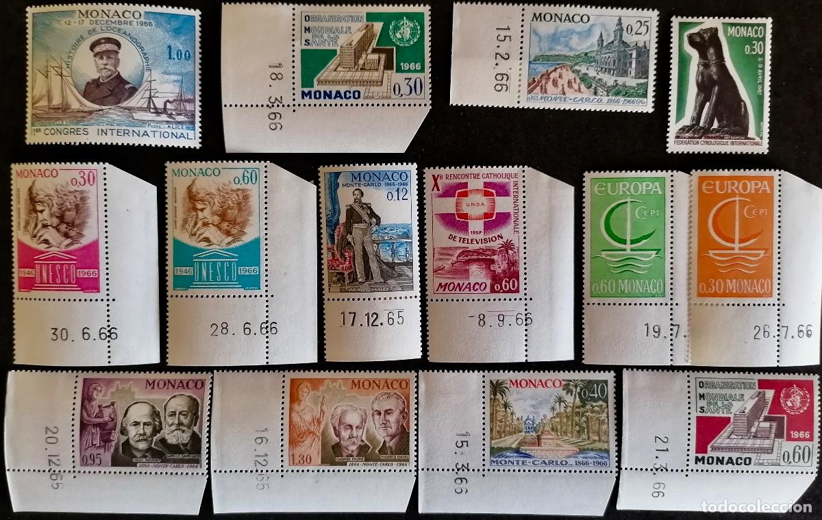 Sellos: MONACO 1966 - VARIAS SERIES - Foto 2