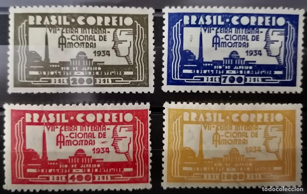 Sellos: BRASIL 1934 - 7&ordf;. FERIA INTERNACIONAL - Foto 1
