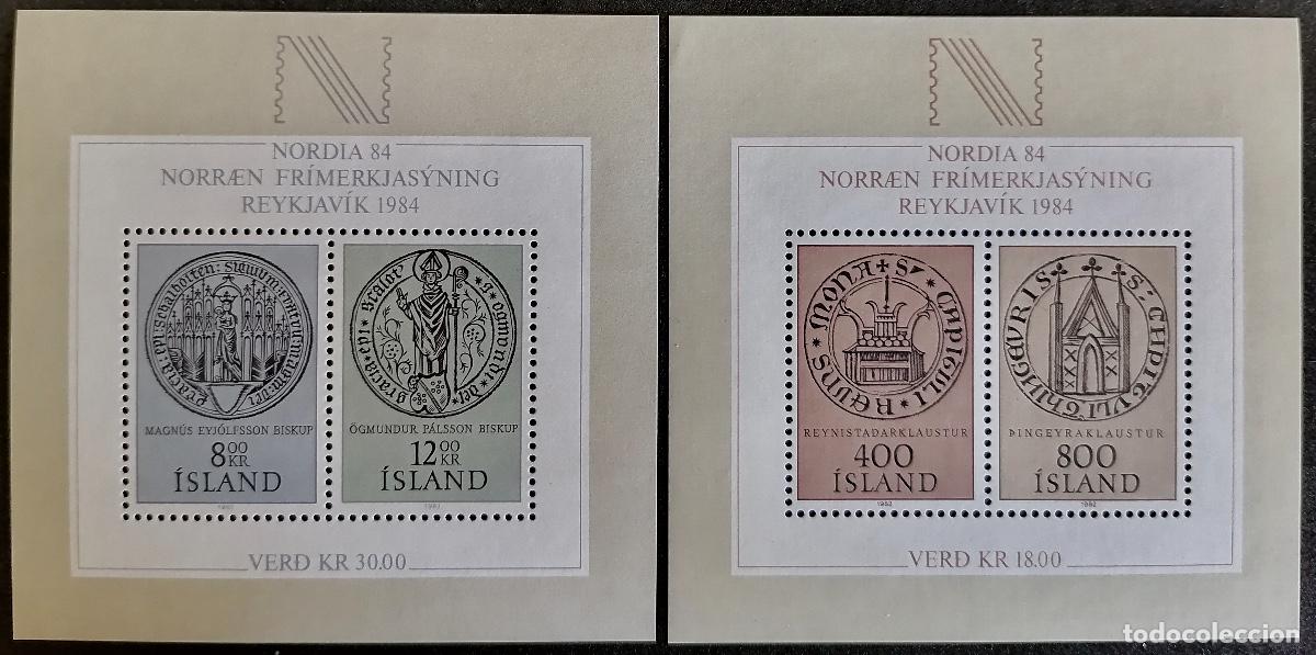 Sellos: ISLANDIA 1982 / 83 . - HB ESCUDOS - Foto 1