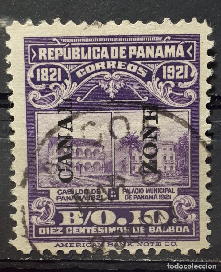 Sellos: PANAMA - Canal de Panam&aacute;, &deg; 1921. YVERT 45. - Foto 1