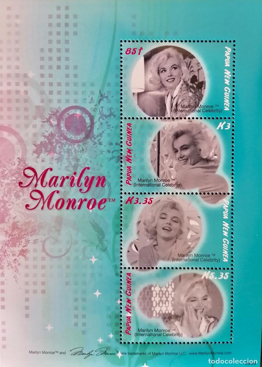 Sellos: PAPUA 2008 - HB MARILYN MONROE - Foto 1