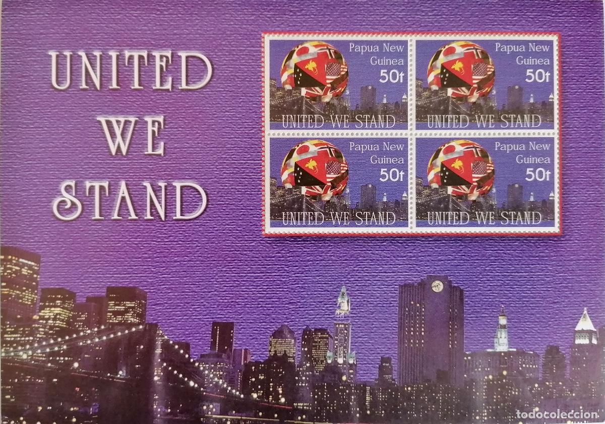 Sellos: PAPUA 2002 - HB &rdquo;UNITED WE STAND &rdquo; - Foto 1