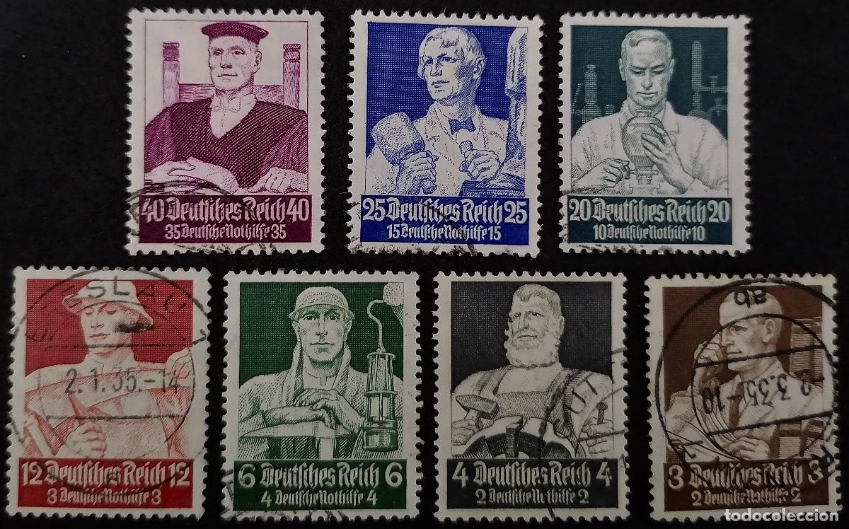 Sellos: ALEMANIA 1934 - PROFESIONES - Foto 1