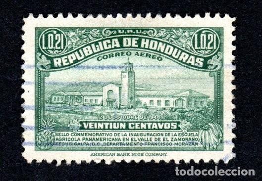 Timbres: AM-Honduras. Colegio Panamericano de Agricultura. 1944. YT-136. usado con charnela