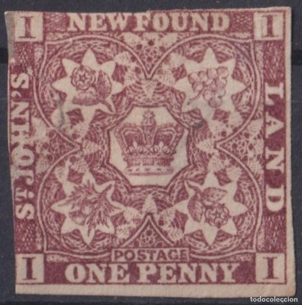 Timbres: F-EX32667 CANADA NEWFOUNDLAND N CANADA NEWFOUNDLAND N&ordm;1 DAMAGE. 125&euro; CATALOGUE.