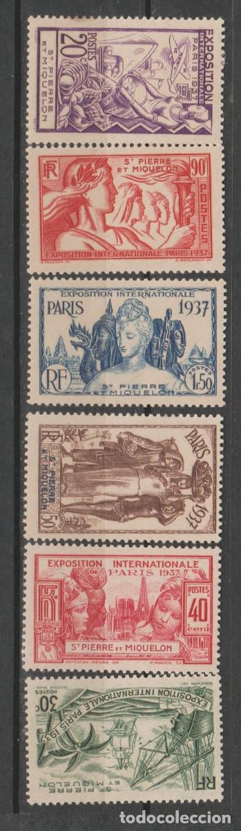 Timbres: ST.PIERRE ET MIQUELON, 1937.