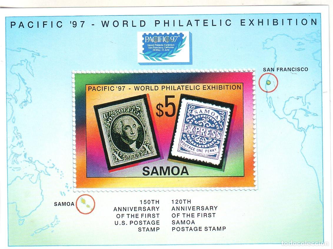 Sellos: HOJITA SELLO DE SAMOA - Foto 1