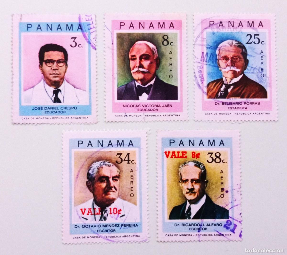 Sellos: SELLO PANAM&Aacute;. PERSONAJES (1973) - Foto 1
