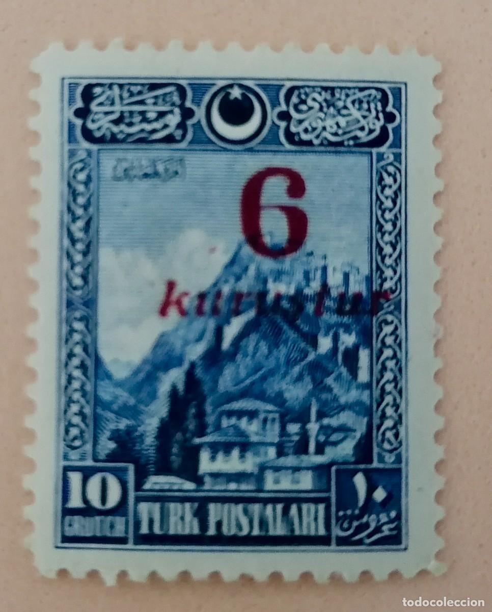 Sellos: TURQUIA 1929. - FORTALEZA DE ANKARA . - Foto 1